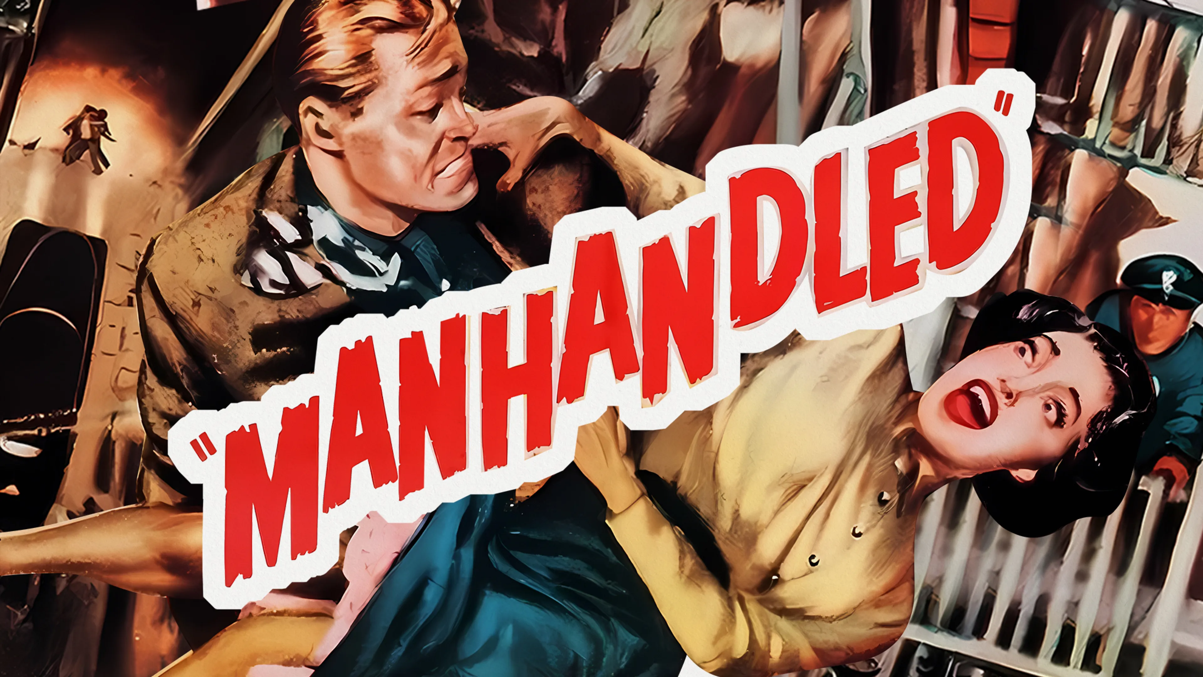 Manhandled poster